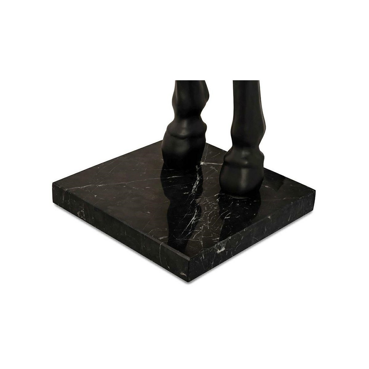 Lampa podłogowa KOŃ STAND S czarna - włókno szklane MOOSEE