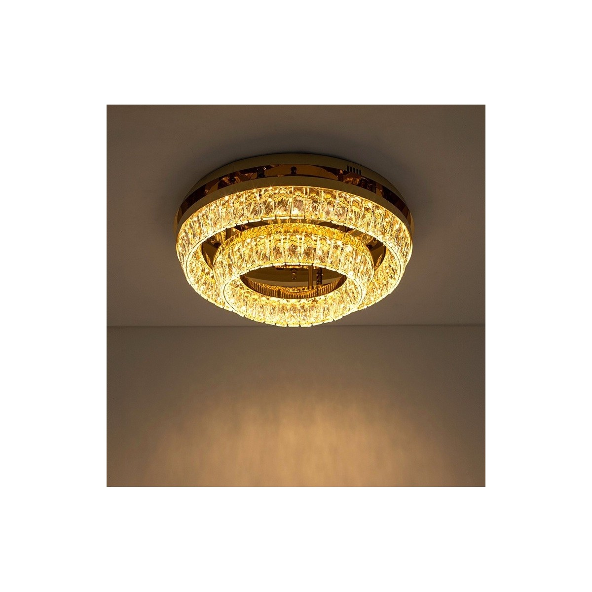 Lampa sufitowa / plafon SAVOY 2 złota MOOSEE