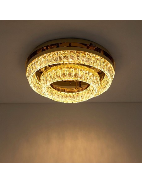 Lampa sufitowa / plafon SAVOY 2 złota MOOSEE