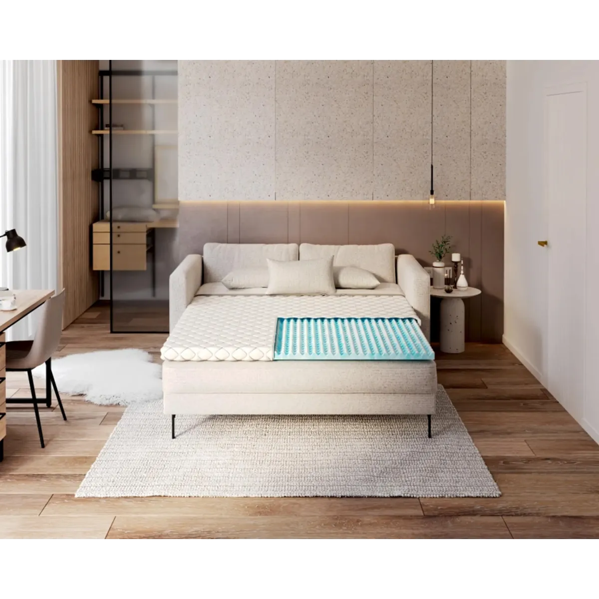 Materac nawierzchniowy MALTA PIANKA FDM