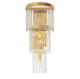 Lampa ścienna ESTRO złota MOOSEE