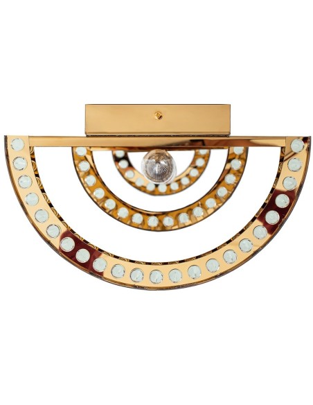 Lampa ścienna ESTRO złota MOOSEE