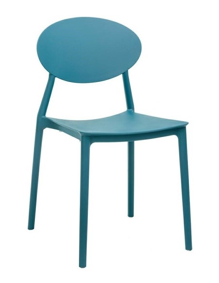 Krzesło FLEX morskie - polipropylen MODESTO