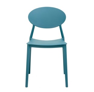 Krzesło FLEX morskie - polipropylen MODESTO 2