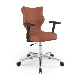 Krzesło obrotowe biurowe z podłokietnikami na kółkach PERTO PLUS ENTELO