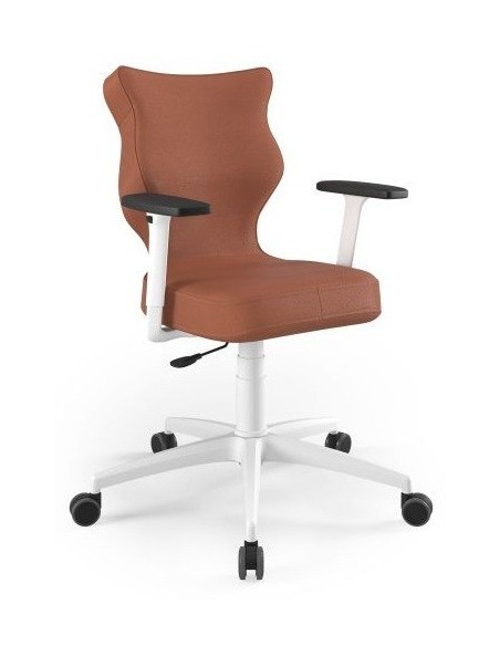 Krzesło obrotowe biurowe z podłokietnikami na kółkach PERTO PLUS ENTELO