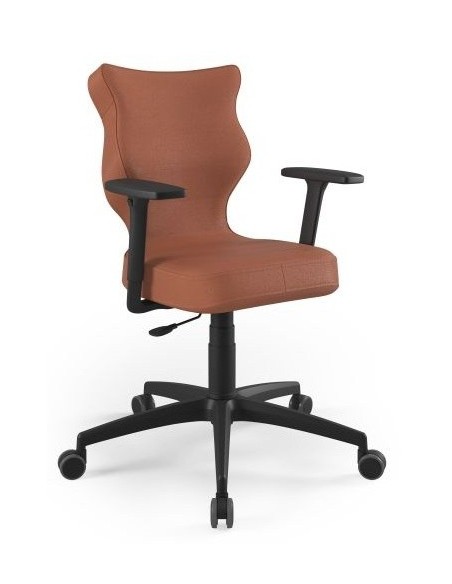 Krzesło obrotowe biurowe z podłokietnikami na kółkach PERTO PLUS ENTELO