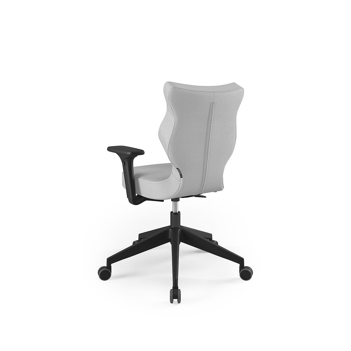 Krzesło obrotowe biurowe z podłokietnikami na kółkach NERO PLUS ENTELO