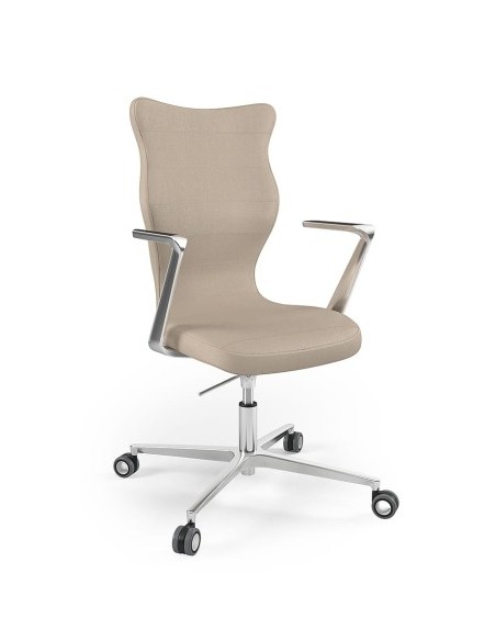 Krzesło obrotowe biurowe z podłokietnikami na kółkach KYLIE PLUS ENTELO