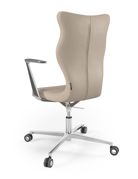 Krzesło obrotowe biurowe z podłokietnikami na kółkach KYLIE PLUS ENTELO