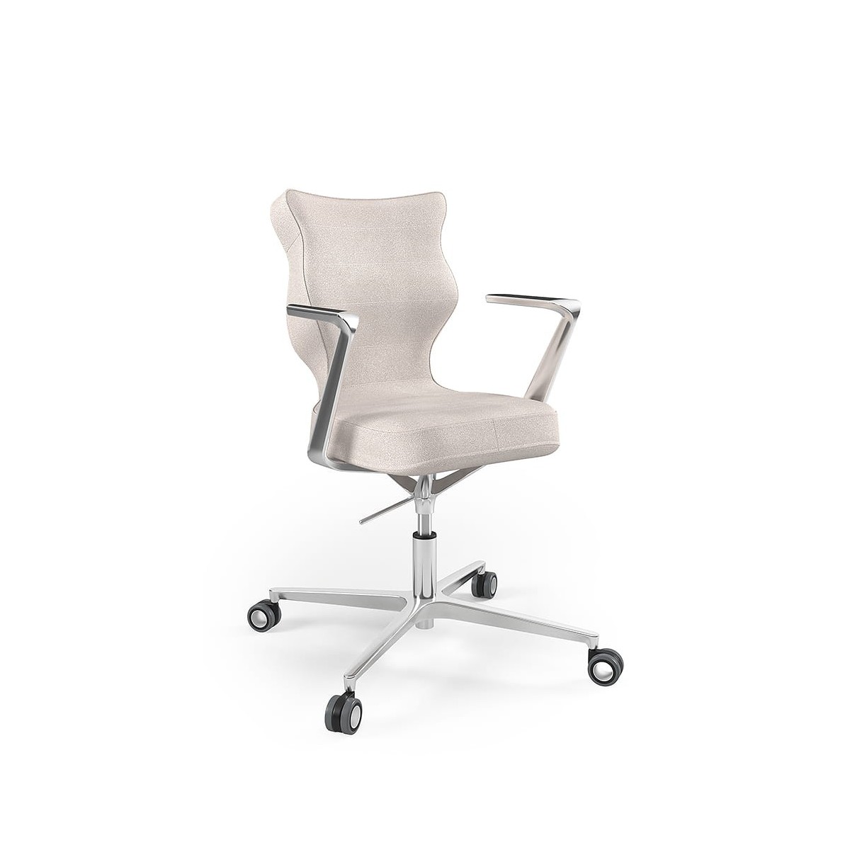 Krzesło obrotowe biurowe z podłokietnikami na kółkach KYLIE PLUS ENTELO