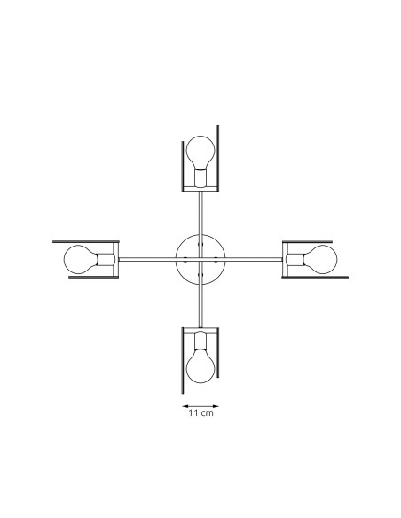 Lampa wisząca SKIVA 4 EMIBIG