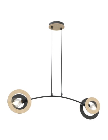 Lampa wisząca SKIVA 2 black EMIBIG