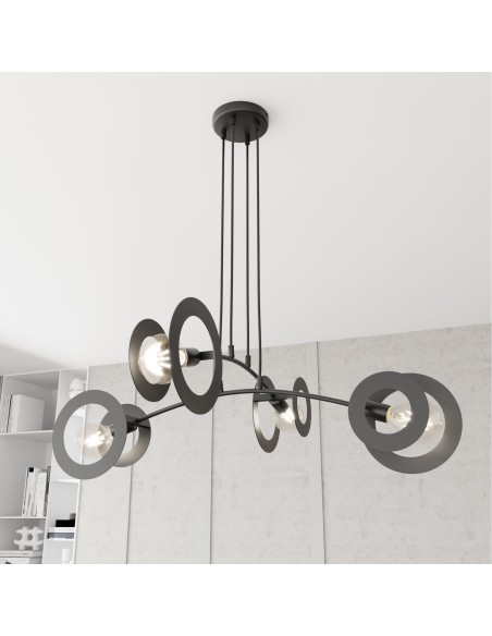 Lampa wisząca EUFORIA 4 black EMIBIG