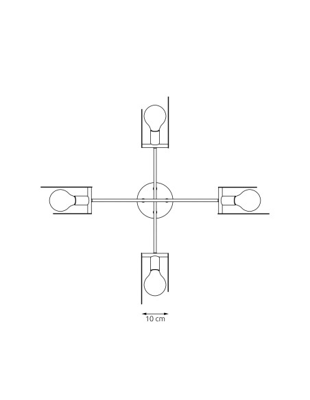 Lampa wisząca EUFORIA 4 EMIBIG