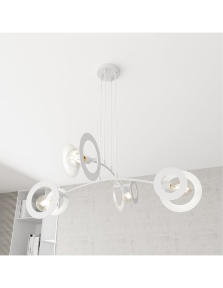 Lampa wisząca EUFORIA 4 white EMIBIG