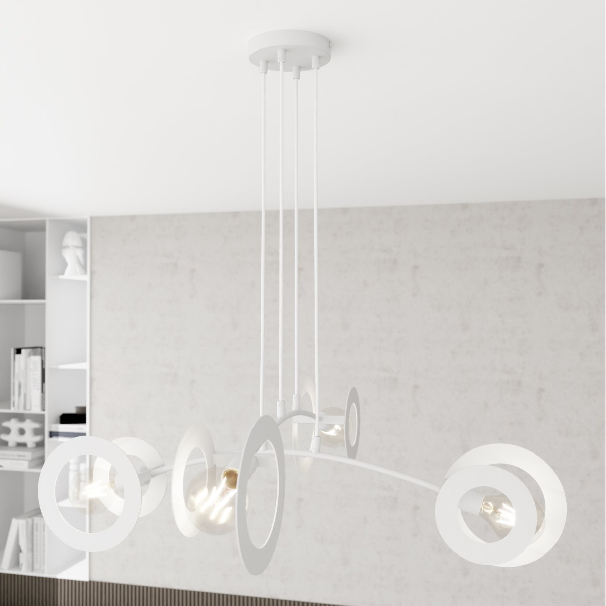 Lampa wisząca EUFORIA 4 white EMIBIG