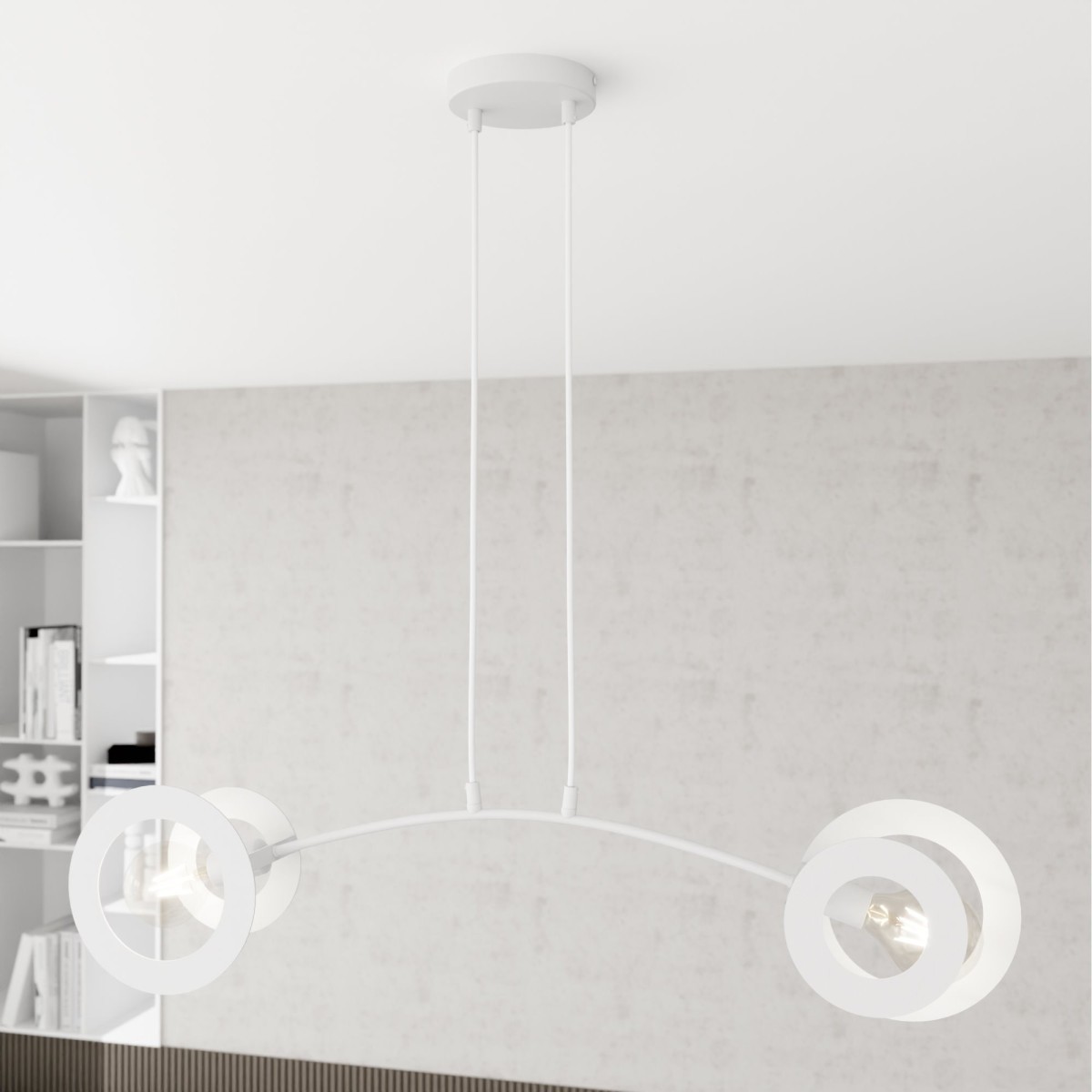 Lampa wisząca EUFORIA 2 white EMIBIG