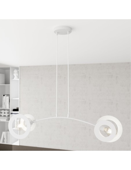 Lampa wisząca EUFORIA 2 white EMIBIG