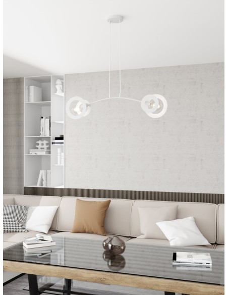 Lampa wisząca EUFORIA 2 white EMIBIG