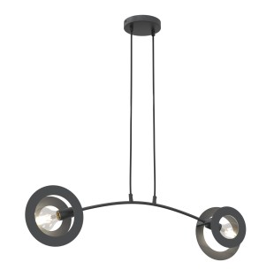 Lampa wisząca EUFORIA 2 black EMIBIG