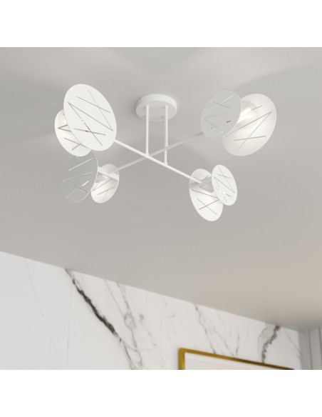 Lampa wisząca FRICK 4 white EMIBIG