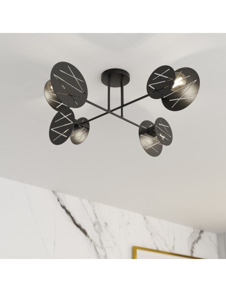 Lampa wisząca FRICK 4 black EMIBIG