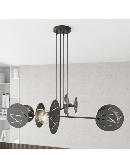Lampa wisząca XOTIC 4 black EMIBIG
