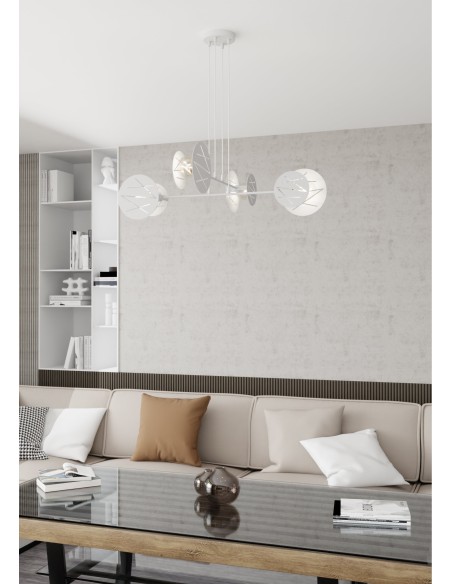 Lampa wisząca XOTIC 4 white EMIBIG