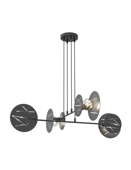 Lampa wisząca XOTIC 4 black EMIBIG