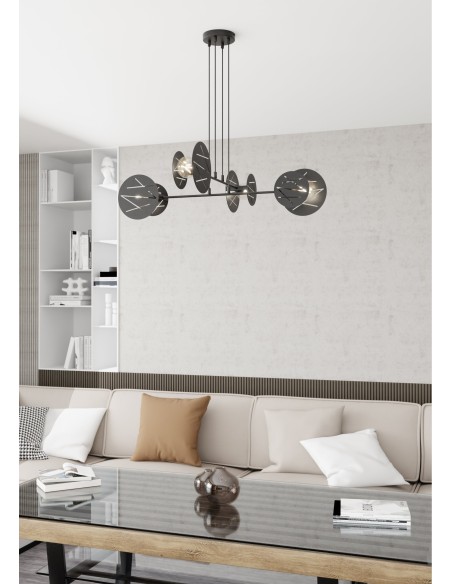 Lampa wisząca XOTIC 4 black EMIBIG