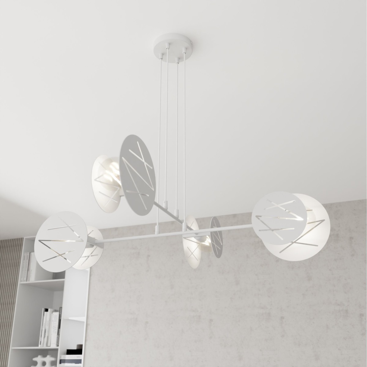 Lampa wisząca XOTIC 4 white EMIBIG