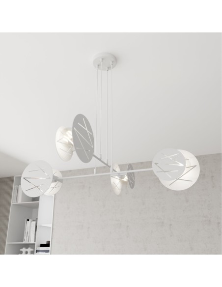 Lampa wisząca XOTIC 4 white EMIBIG