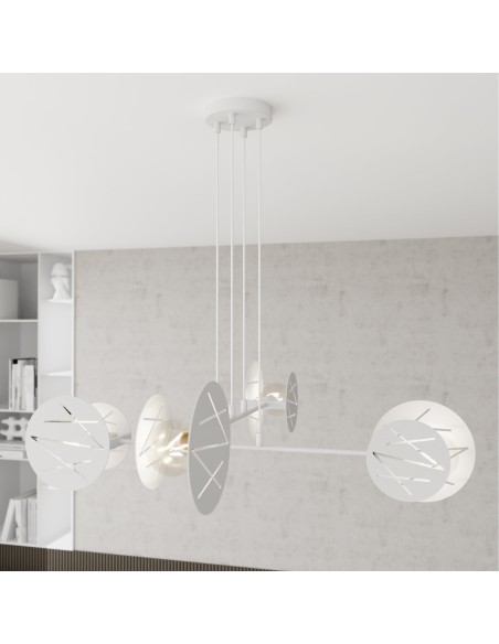 Lampa wisząca XOTIC 4 white EMIBIG