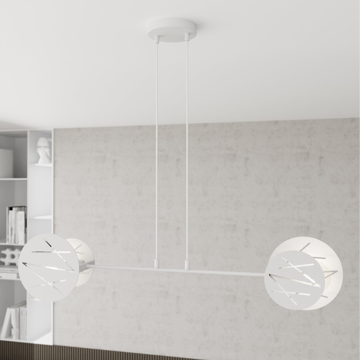 Lampa wisząca XOTIC 2 white EMIBIG