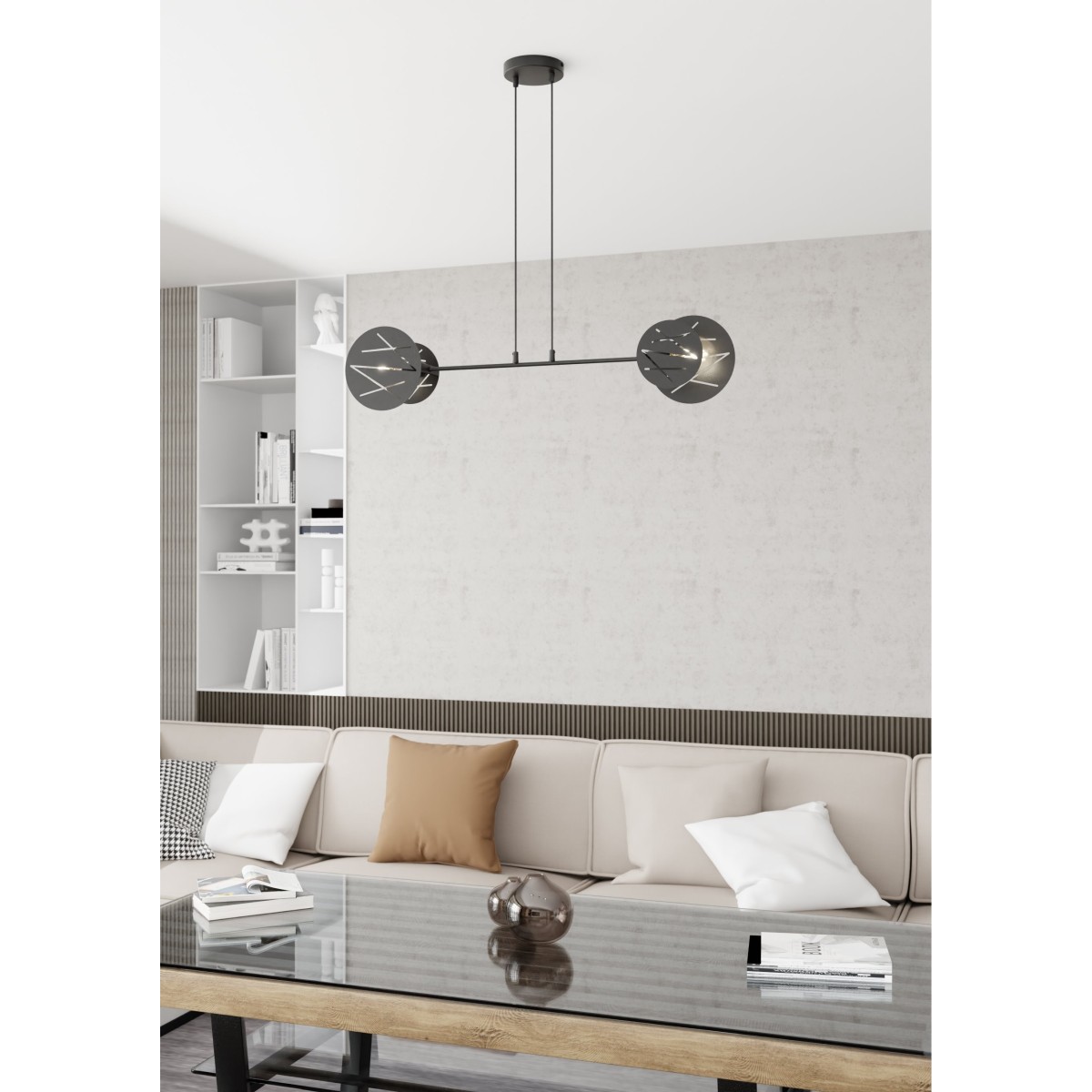 Lampa wisząca XOTIC 2 black EMIBIG