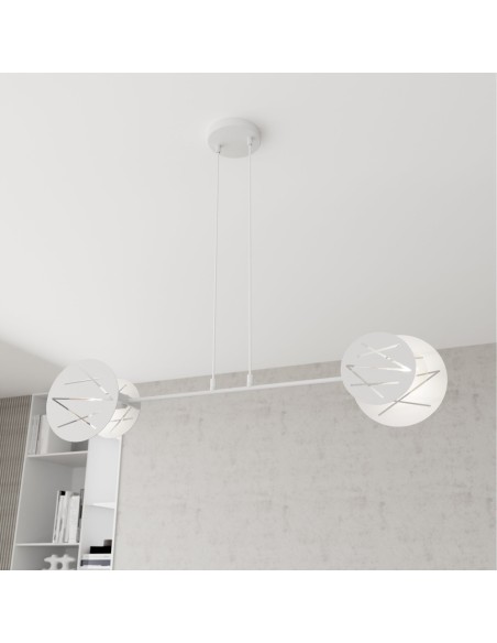 Lampa wisząca XOTIC 2 white EMIBIG