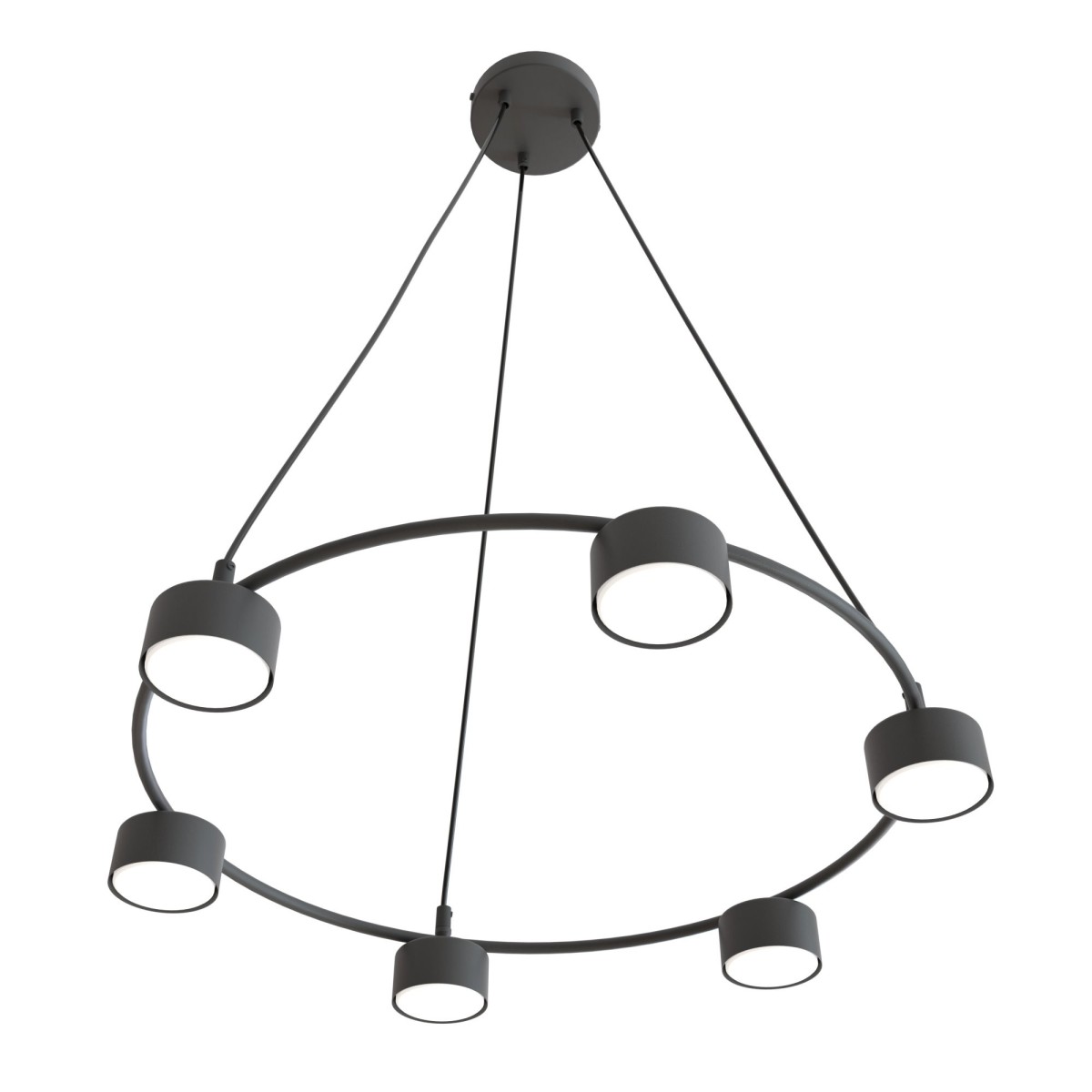 Lampa wisząca STARLIT 6 black EMIBIG