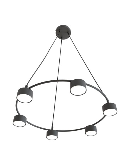 Lampa wisząca STARLIT 6 black EMIBIG