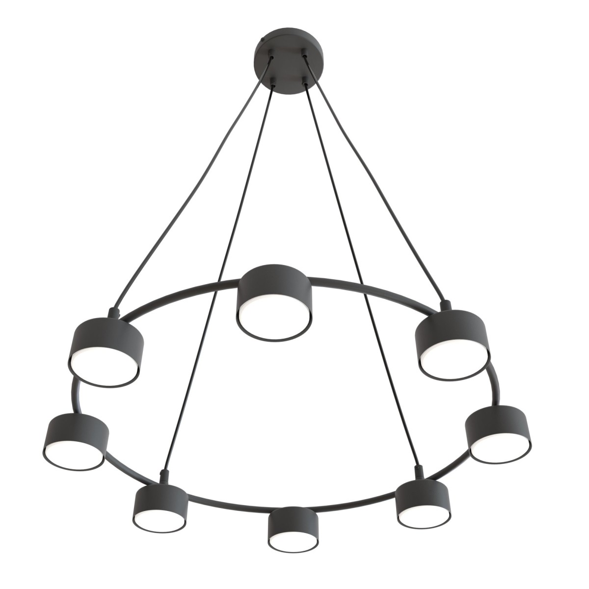 Lampa wisząca STARLIT 8 black EMIBIG