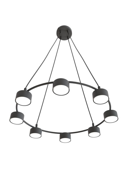 Lampa wisząca STARLIT 8 black EMIBIG