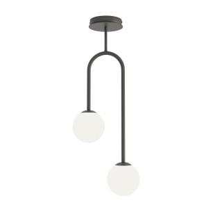 Lampa wisząca ATRIA 2 opal EMIBIG