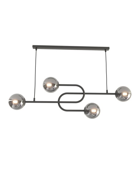 Lampa wisząca ATRIA 4 grafit EMIBIG