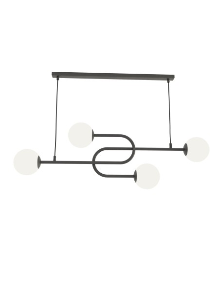 Lampa wisząca ATRIA 4 opal EMIBIG