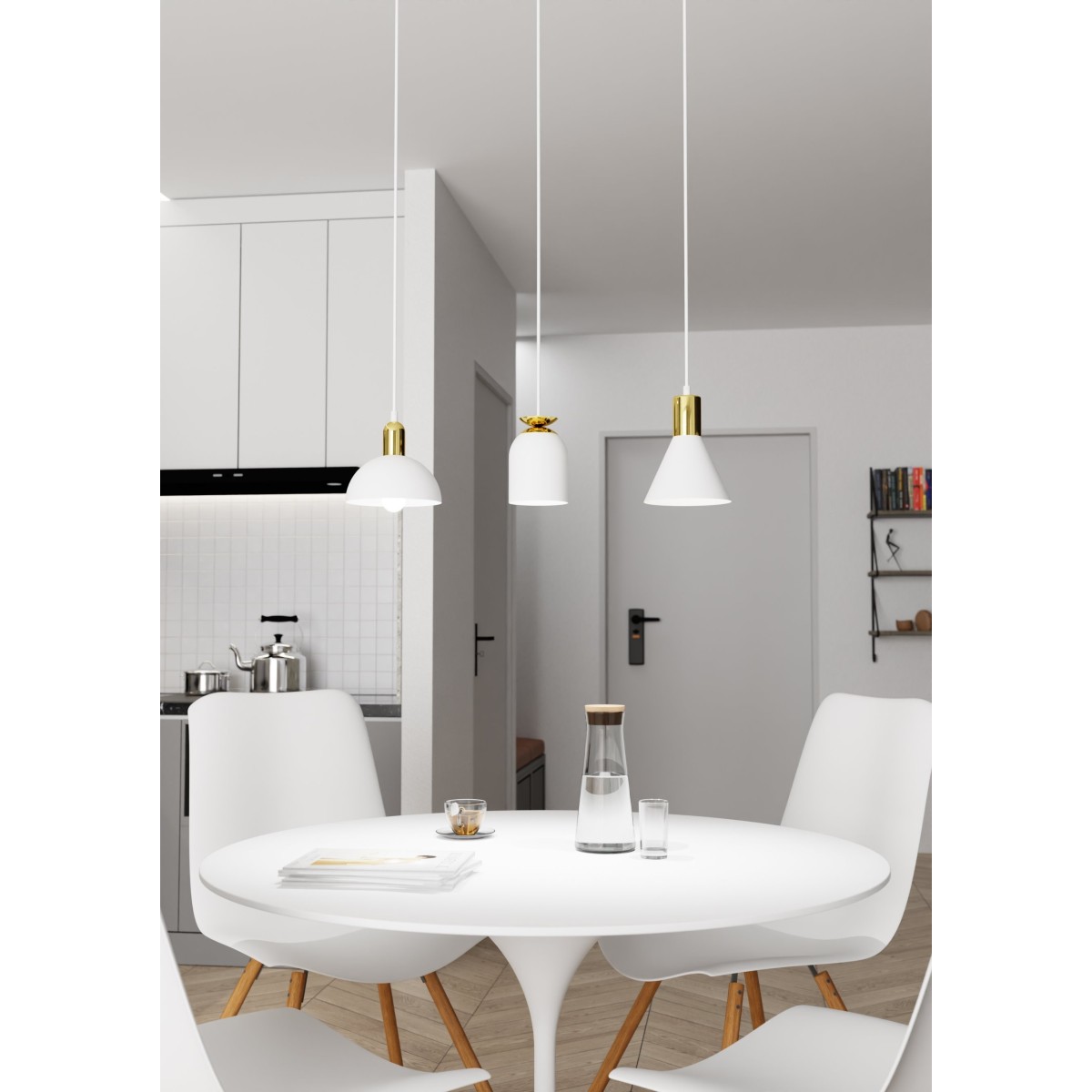 Lampa wisząca FOX 3 white EMIBIG