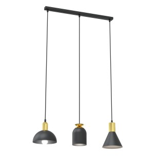 Lampa wisząca FOX 3 black EMIBIG