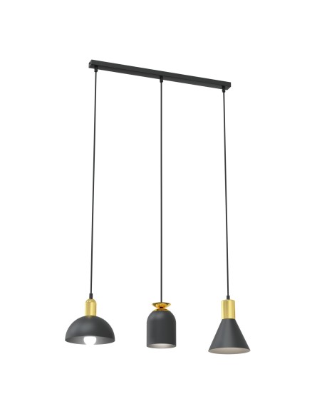 Lampa wisząca FOX 3 black EMIBIG