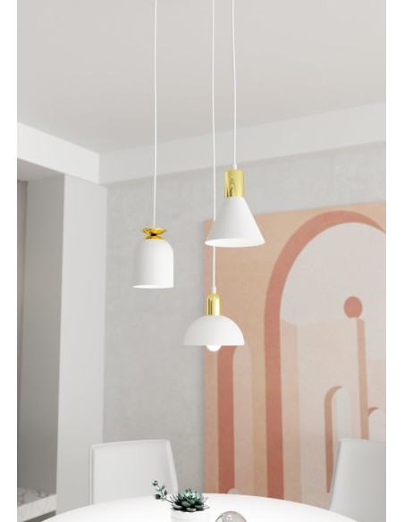 Lampa wisząca FOX 3 PREM white EMIBIG