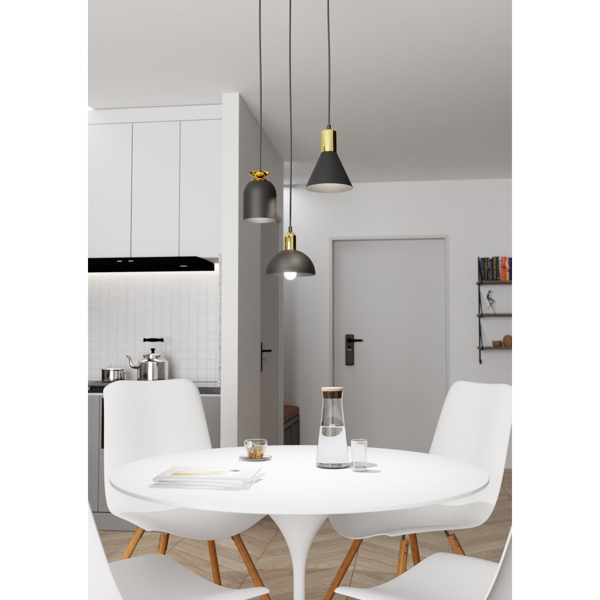 Lampa wisząca FOX 3 PREM black EMIBIG