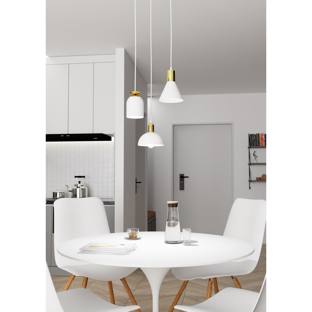 Lampa wisząca FOX 3 PREM white EMIBIG